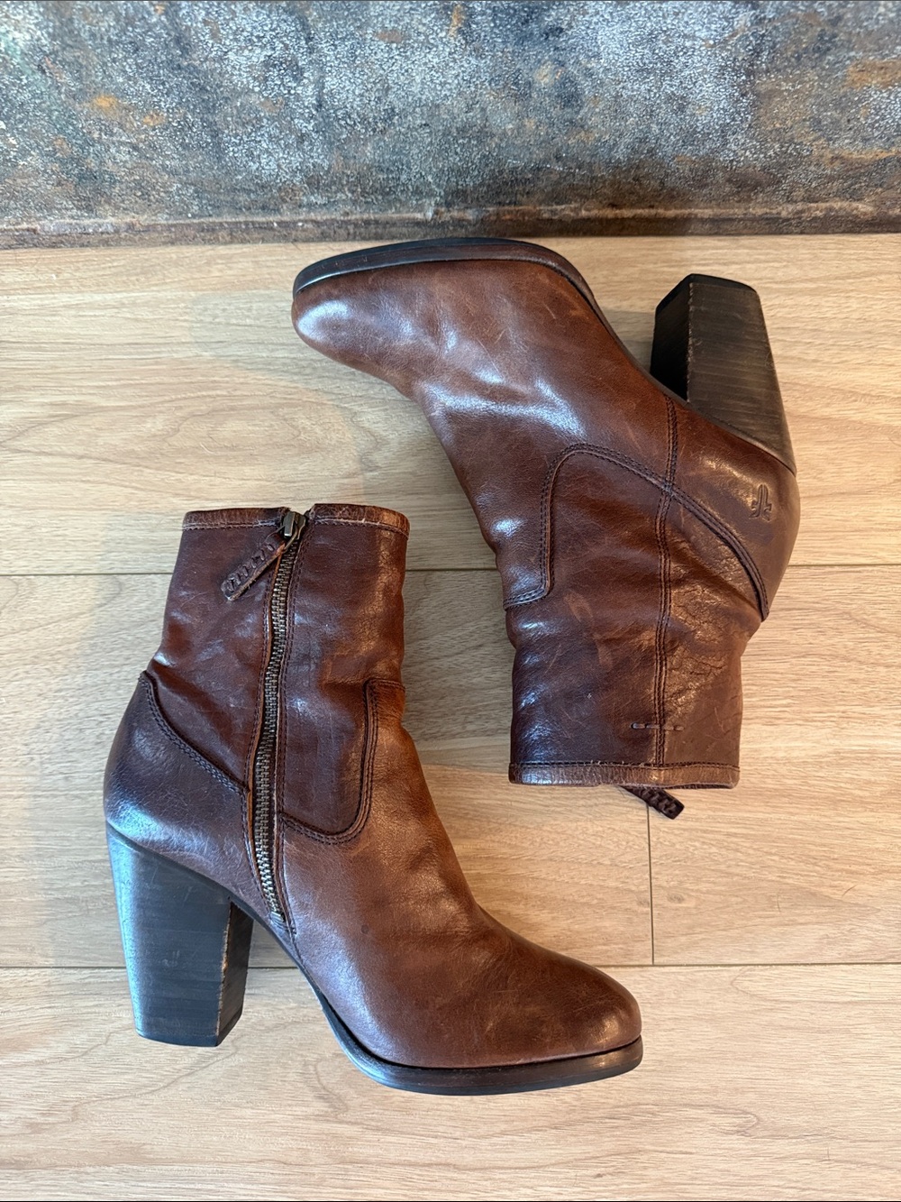 Frye patty artisan zip up ankle boots - Picture 10 of 16